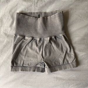 FP Movement Good Karma Running Shorts in Washed Ice Grey XS/S